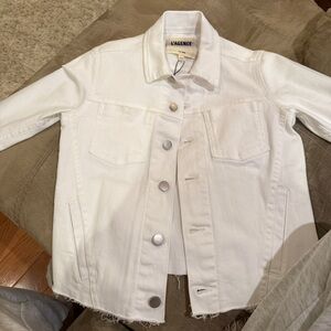 L'AGENCE Ivory Jean Jacket